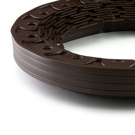 Bordure de jardin Flexible Rant 10m Hauteur 40mm Bronze Set avec piquets