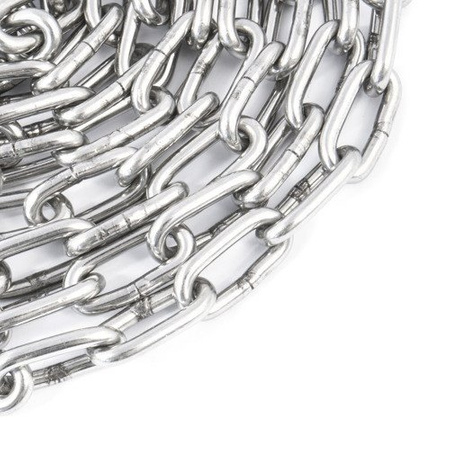 Chaîne en acier inoxydable de 6 mm DIN 766