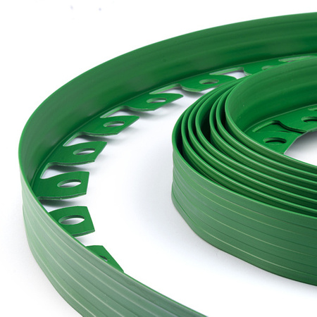 Bordure de jardin Flexible Rant 10m Hauteur 50mm VERT Set avec piquets