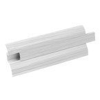 Plinthe de sol 52mm PVC 2m gris argenté + 5 vis GRATUITEMENT !