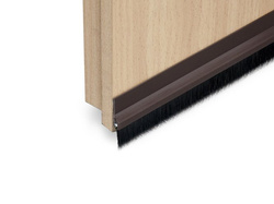 Bande d'étanchéité en PVC avec Brosse 20mm Brosse de porte 98cm BRONZE