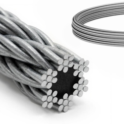 Câble d'acier galvanisé 3mm Strand 6x7