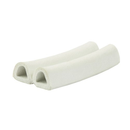 Joint caoutchouc autocollant D SD-1 9x7,5mm BLANC
