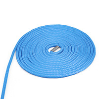 Cordage de voile tressé en polypropylène BLEU Uni sans boucle 8mm