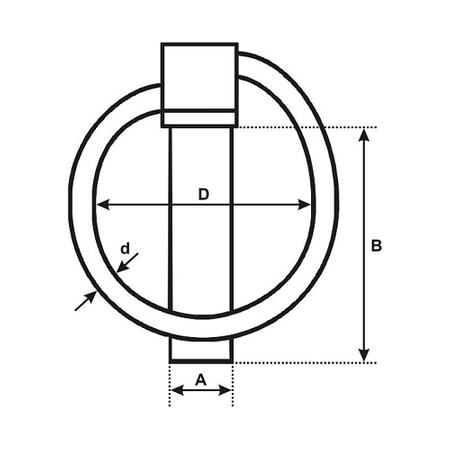 Goupille de sécurité 4.5mm Goupille agricole