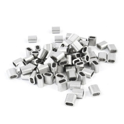 Manchon en aluminium Coupleur Collier de serrage pour cordes de 4mm