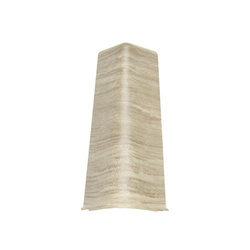 Angle extérieur pour plinthe en PVC de 75mm HOKAIDO OAK