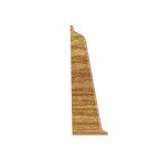 Terminaison gauche pour plinthe PVC 70mm chêne EXCLUSIVE