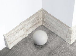 Plinthe PVC 70mm 2.5m FRESCO + 5 vis GRATUITES !