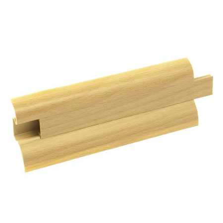 Plinthe de sol 52mm PVC 2.5m Hêtre GOLD + 5 vis GRATUITES !