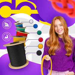 Expandeur de corde en caoutchouc ELASTIC blanc 12mm