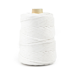 Ficelle de coton Macramé 5mm 100m BLANC