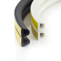 Joint en caoutchouc autocollant D SD-54 12x10mm BLANC