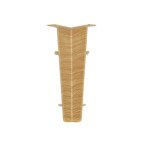 Coin intérieur pour plinthe en PVC de 75mm OAK ALABAMA