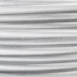 Corde Corde en acier inoxydable dans une gaine en PVC PVC transparent 5/7mm