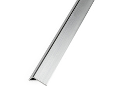 PVC Cornière de protection 20x10mm ARGENT 2m 