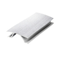 Raccord d'angle pour plinthe de meuble de cuisine PVC 100mm Aluminium Satiné