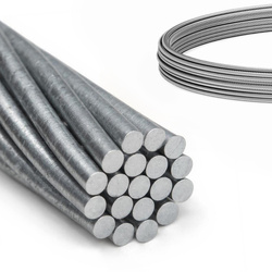 Câble d'acier galvanisé 3mm Strand 1x19