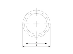 Tuyau à aiguille en PVC renforcé 19/25 x 3mm