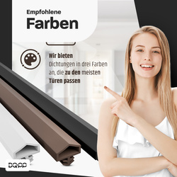 Joint de porte pour fenêtres KD 11 12x5mm BRONZE