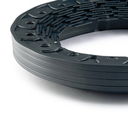 Bordure de jardin Flexible Rant 10m Hauteur 55mm GRAPHITE Set avec piquets