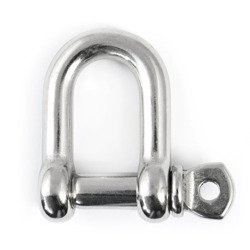 Manille en acier inoxydable résistante à l'acide droite oblongue 22mm