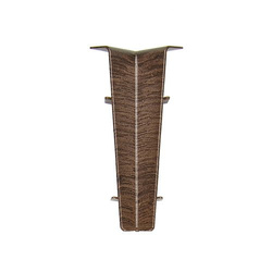 Angle intérieur pour plinthe en PVC de 75mm HIKORA