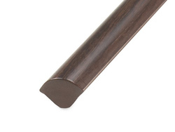 Plinthe PVC 13x13mm Noyer 2.5mb