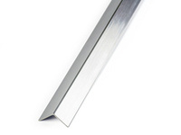 PVC Angle de protection 20x20mm SILVER BRUSHED 2m