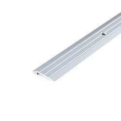 Profilé d'appui incliné Profilé d'appui incliné 250cm ARGENT 5mm avec vis de fixation