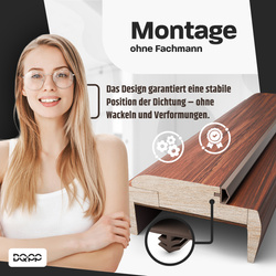 Joint de porte pour fenêtres KD 11 12x5mm BRONZE