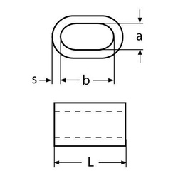 Douille Connecteur en acier inoxydable 12mm
