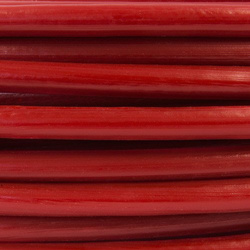 Câble d'acier galvanisé sous gaine PVC ROUGE 5/8mm