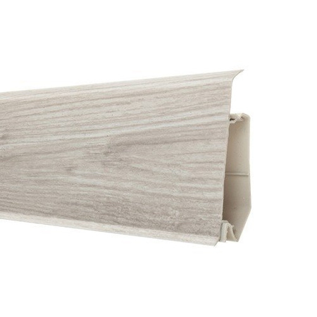 70mm PVC plinthe 2.5m chêne couronne + 5 vis GRATUITEMENT !
