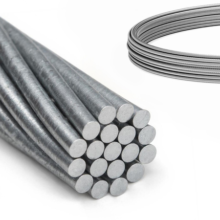 Câble d'acier galvanisé 2mm Strand 1x19