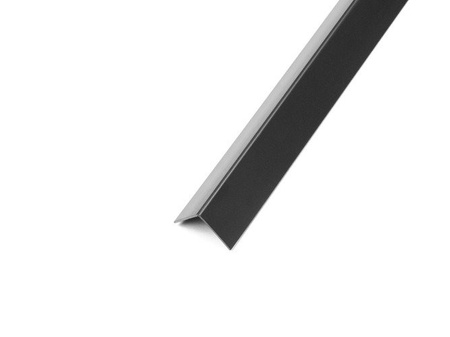 Equerre PVC Protège-coins 10x10mm NOIR 1m 