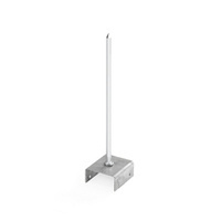 Support de latte de crête de type clou 40 mm/210 mm