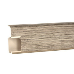 Plinthe 55mm PVC 2.5m CANYON OAK + 5 vis GRATUITES !