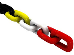 CHAINE EN PLASTIQUE 8mm - 25 mètres