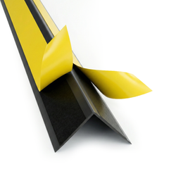PVC Angle de protection 40x40mm NOIR 1m 
