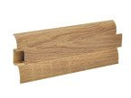 62mm PVC 2m DORIAN OAK plinthe + 5 vis GRATUITEMENT !
