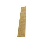 Terminaison droite pour plinthe en PVC de 75 mm NEVADA OAK