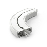 FINAL ARCH pour les rails de rideaux de plafond en PVC 1-LINE SET RIGHT & LEFT