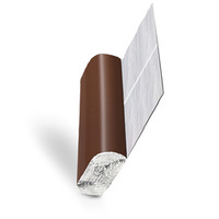 Ruban d'encastrement pour conduit de fumée 300mm RAL 8017 BRONZE