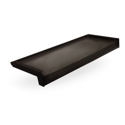 Appui de fenêtre extérieur en aluminium ALU Brown RAL 8019 Largeur 22.5cm