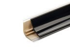 Bordure de comptoir pour plans de travail de cuisine PVC PVC MINI 15mm VERRE NOIR
