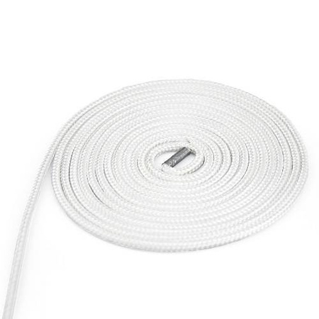 Cordage de voile tressé en polypropylène BLANC Uni sans boucle 8mm