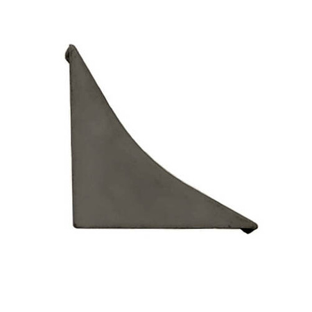 Embout pour bordure de comptoir GAUCHE 23mm TRAWERTYN DARK