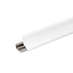 Bandeau de table pour plan de travail de cuisine PVC 23mm VERRE BLANC + vis GRATUITEMENT !