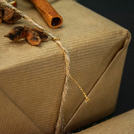 JUTE NATUREL EMBALLAGE ORGANIQUE Ficelle 0.1kg 100g